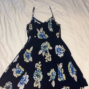 Old Navy Blue Spaghetti Strap Sundress